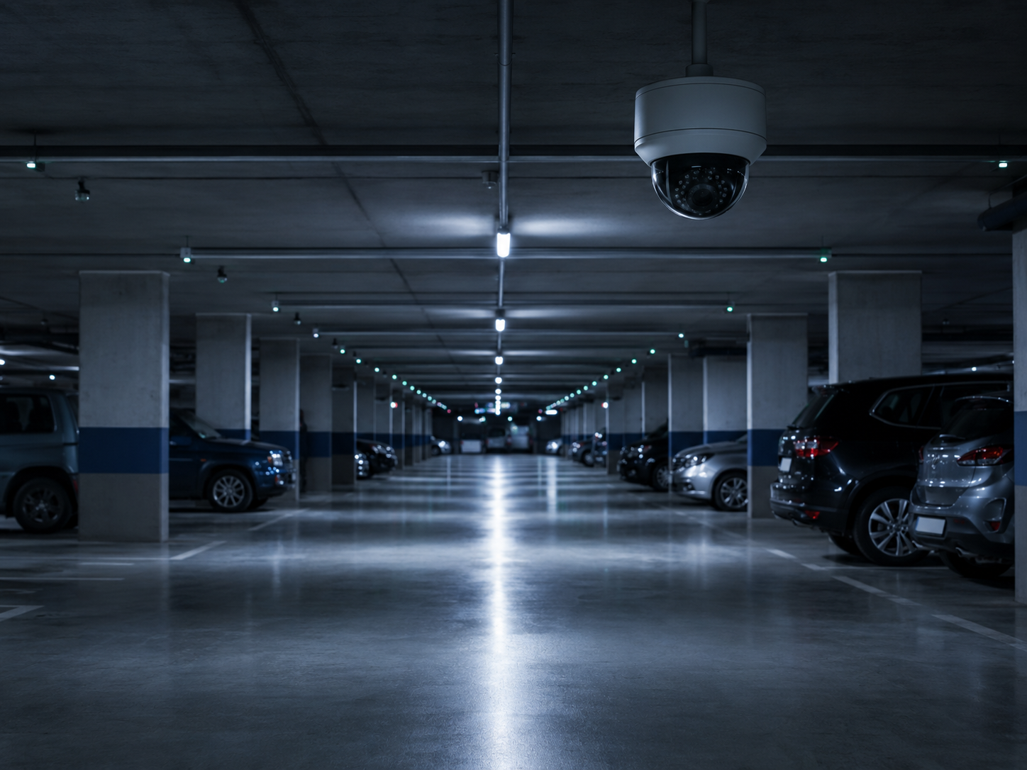 Parking protegido con camara VIGIX